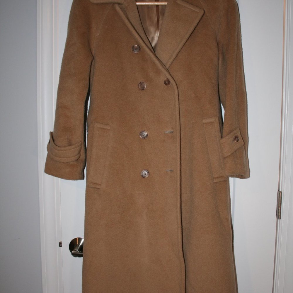 Vintage Evan Picone Long Wool Coat Size 6